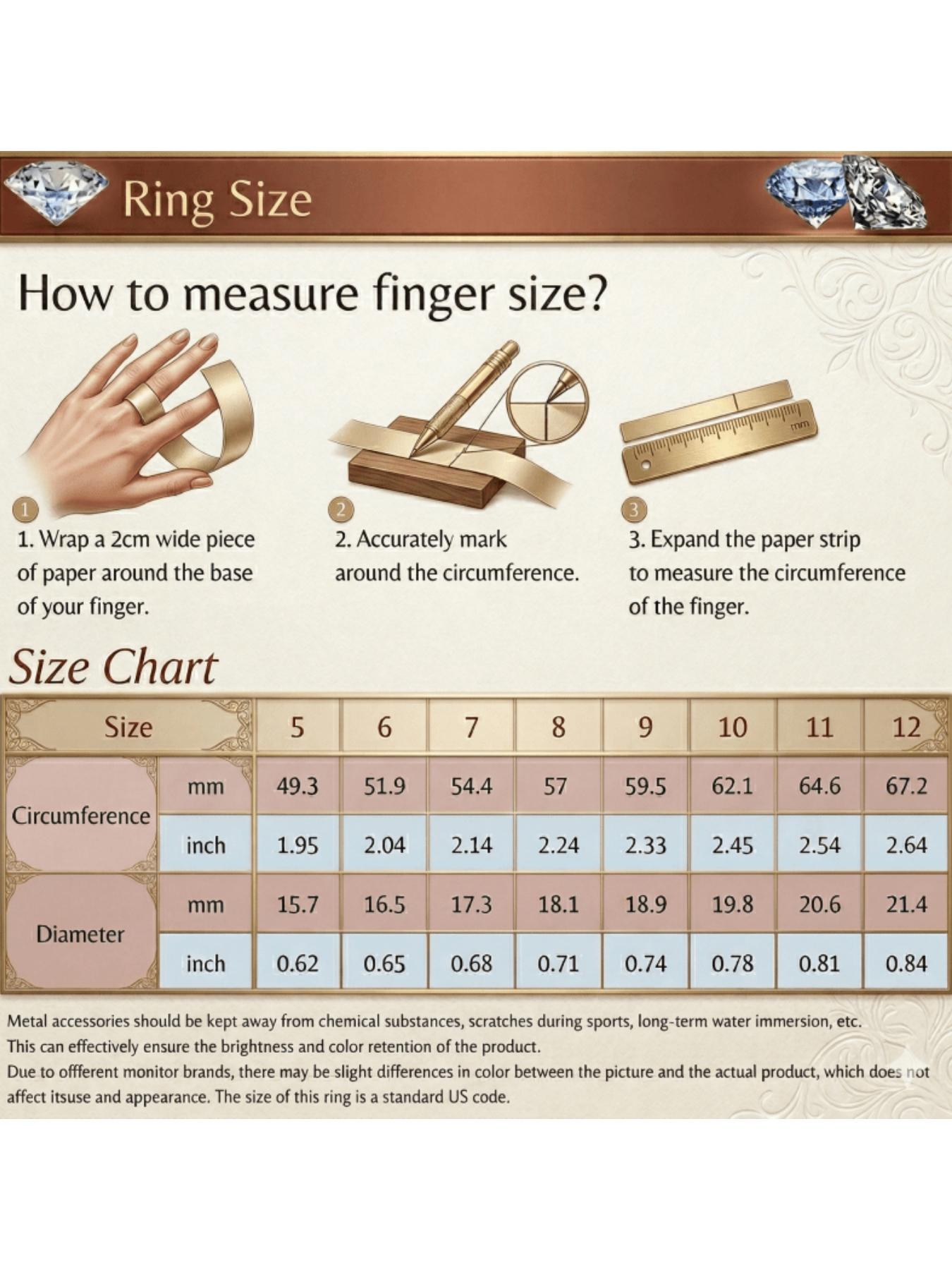 Two Tone Splicing Wide Face Ring with Circular Synthetic Zircon Inlay for Couples, Commemorative Day Gift Ring