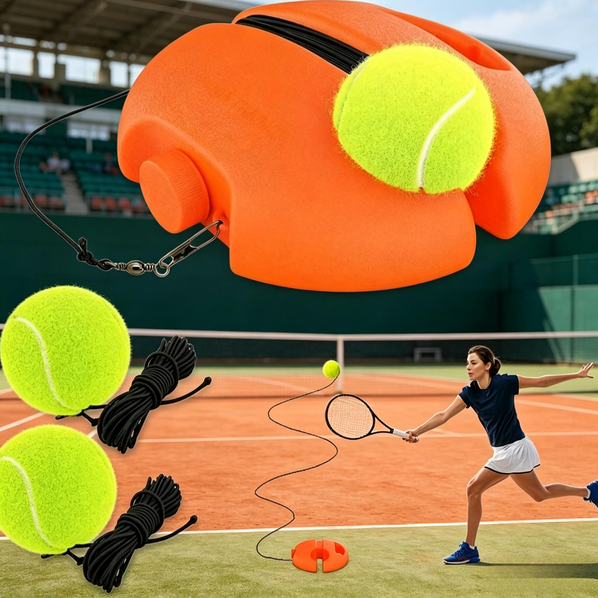 Tennis-Trainer Set 2pcs Tennis Bouncing Balls Tennis Ball |  Portable Innovative Ball Game for Outdoors, in The Garden, in The Park for Children & Adults