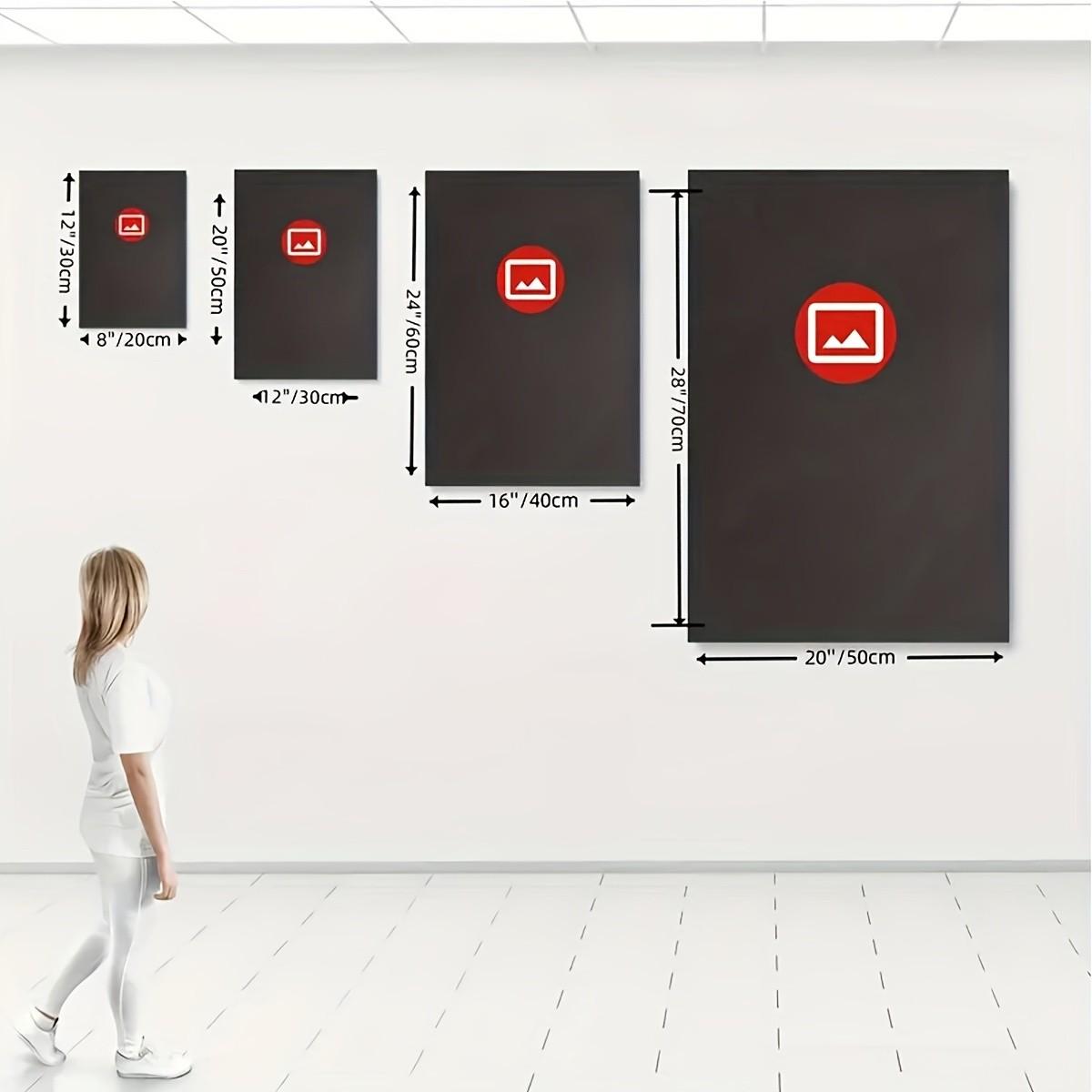 3 exquisite witch gathering landscape canvas posters, retro mural art horror home decoration 2D flat printing frameless paintings