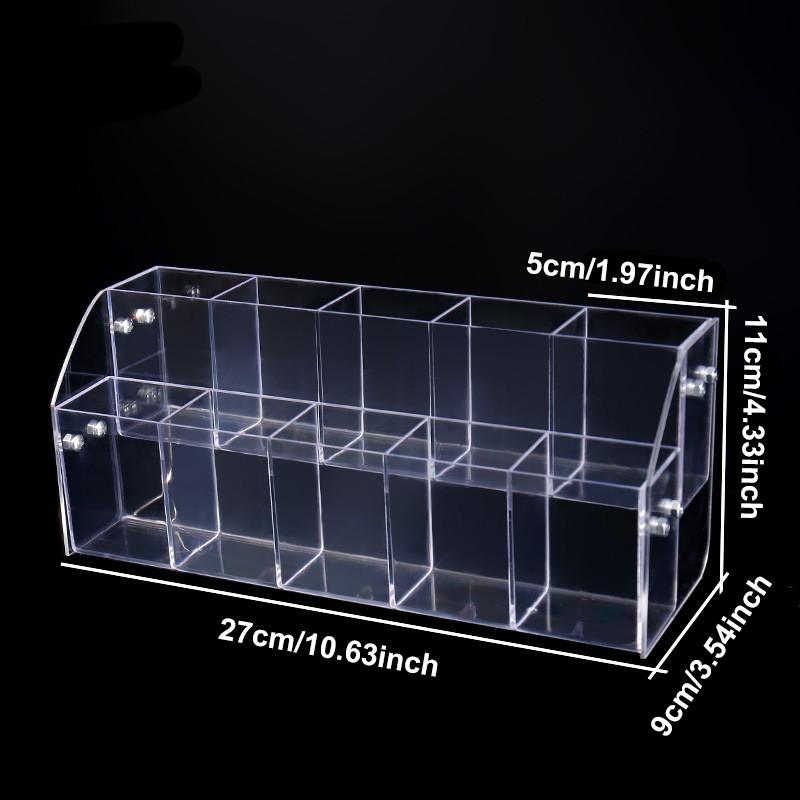 Multi-Layer Transparent Storage Rack, 2/3/4 Layers Display Stand, Ideal for Pens Pencils Markers Ballpoint Pens, Office Supplies Organizer, Stationery Storage Organizer