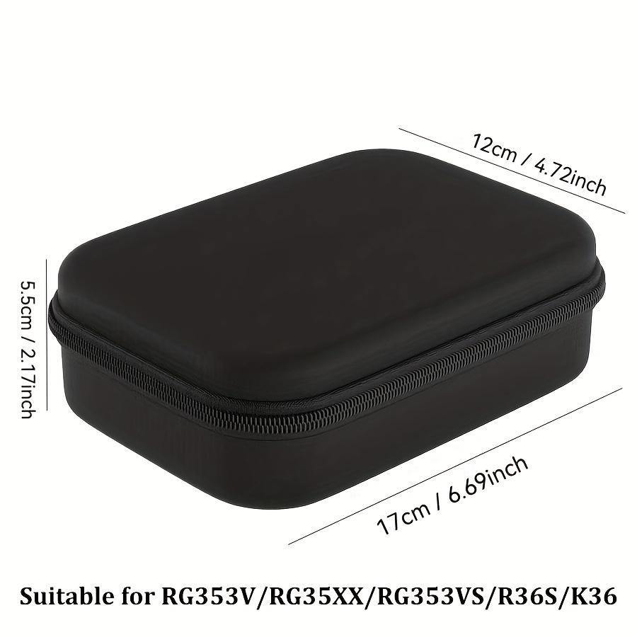 2025 New Durable Game Console Storage Bag for RG353V/RG35XX/RG353VS/X6/R36S/K36, Handheld Game Console Protective Organizer, Stylish & Portable Carrying Bag for Gaming Enthusiasts, Suitable for Outdoor Traveling Camping(Box Only)