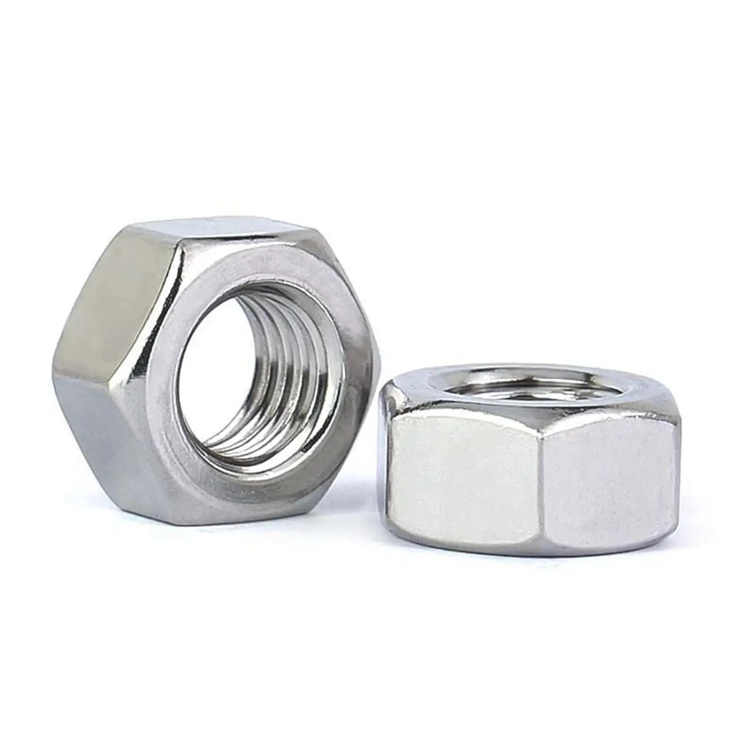 12-Pack Stainless Steel Hex Nuts - Heavy-Duty M4 Fasteners for Furniture, Automotive, Machinery & Door Hardware (-Resistant & Precision Fit) ﻿