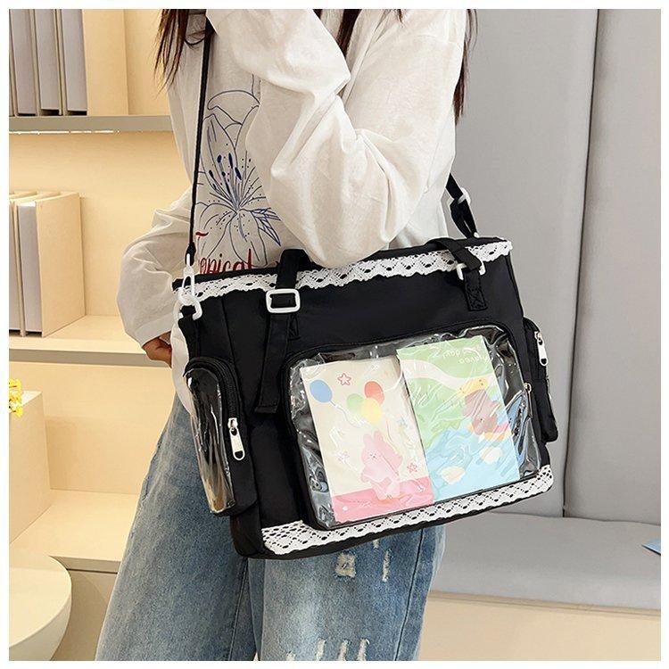 Ballet Girl Large Appetite Itabag Japanese Two-Dimension Single Shoulder Crossbody Bag Gift For Friends Women'S Handbag