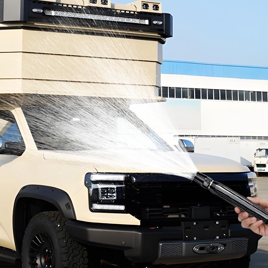 Adjustable Range Hose Nozzle, Multi-Purpose Water Sprayer, High Pressure Car Wash Spray Gun, Garden Hose, Water Booster Nozzle