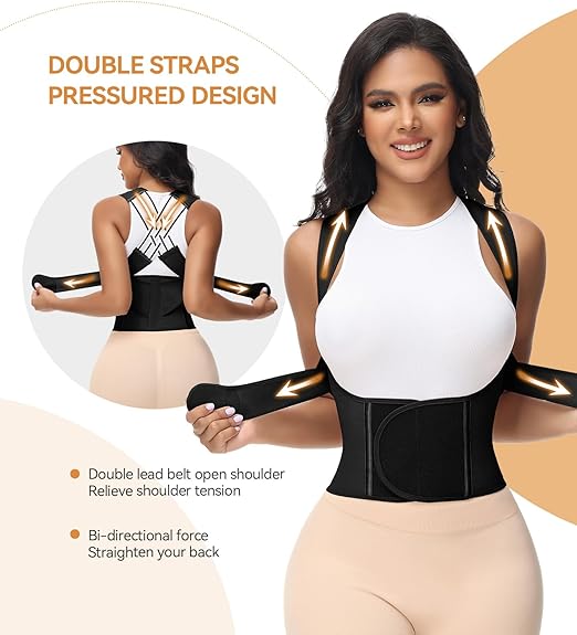 M MYODRESS Waist Shapewear for Women Workout Waist Cincher Tummy Control with Adjustable Straps & Upgraded Velcro for Comfort & Support