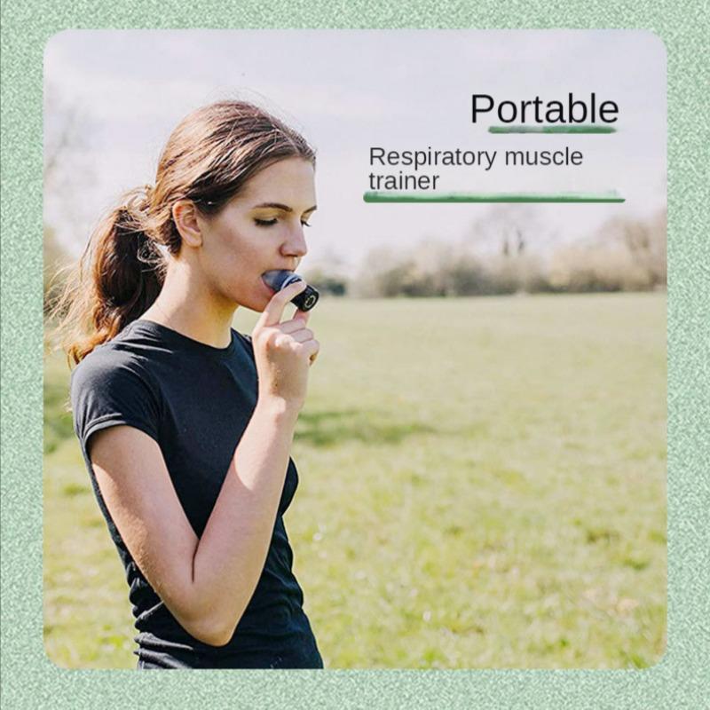 Portable Breathing Exercise Device, Lung Breathing Trainer, Adjustable Endurance Training Device for Improving Lung Capacity