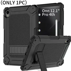 Shockproof Tablet Case for Onn 12.1" Pro 4th Generation, Reinforced Stand Protector, Dura-Case Design