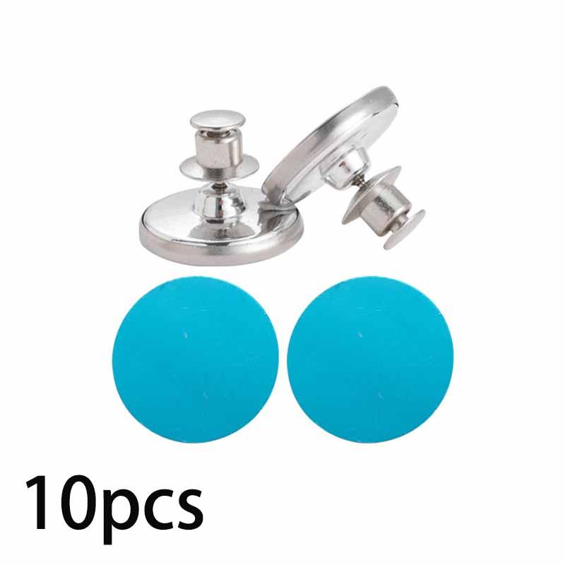 10pcs Modern Metal Magnetic Hooks, Easy Install Wall Mount Magnets, Ideal for Curtains, Shower Curtains, Seam Sealing, Walls, Doors