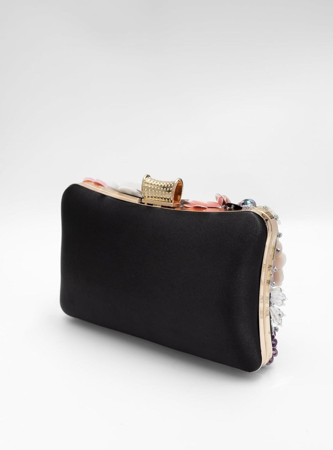 Handmade Beaded Embroidered Floral Clutch Bag, Woman Handbag,Elegant Evening Accessory, Christmas Eve Essentials,Christmas Gifts for Her,Luxury Party Purse, Women's New Year Gift, Valentine's Day Present，Graduation present.