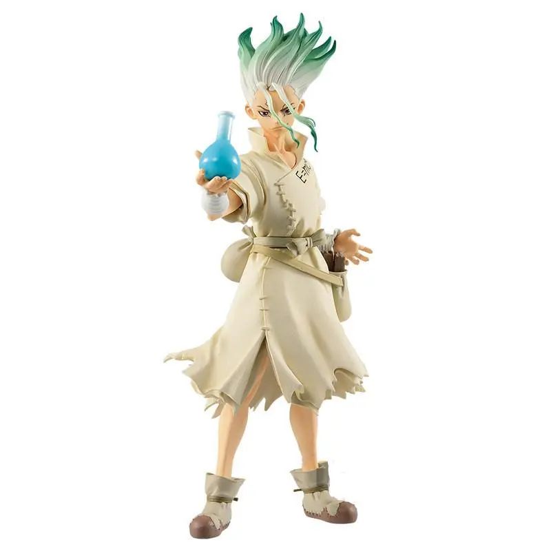Dr.STONE Senku Ishigami Figure - Science Kingdom PVC Collectible Model Toy, Boxed Prize Figure for Anime Fans & Desktop Display