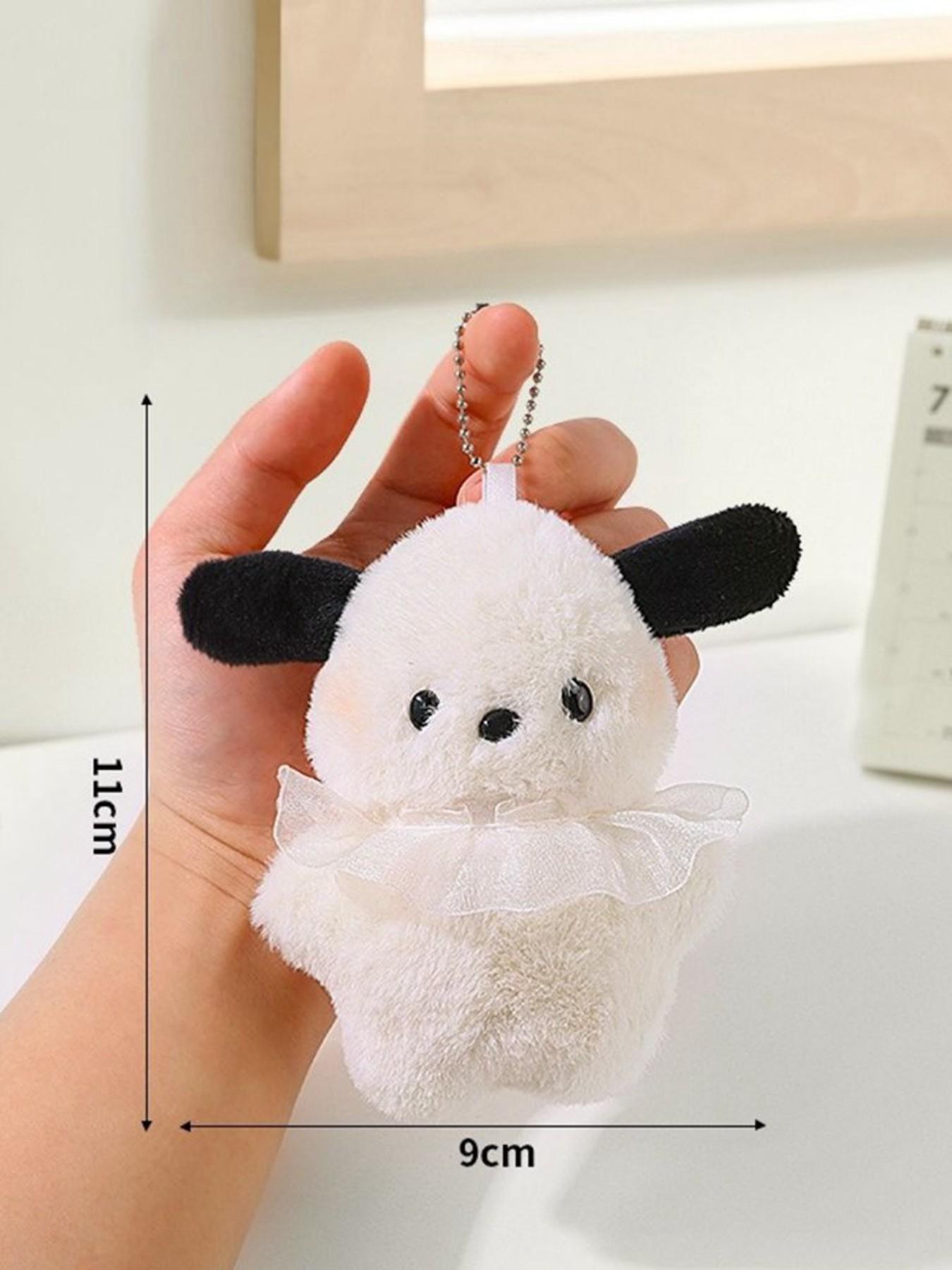 Pilot Pochacco Plushie Bag Charm, Cute Cartoon Style, Perfect Gift for Holidays, Soft Stuffed Animal Accessory for Backpacks