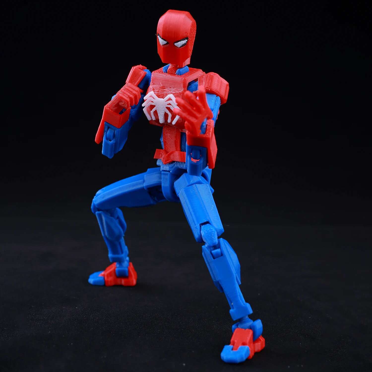 9L3D Printed Lucky Dummy 13 Spider-Man 3D Printed Action Figure, Multi-Jointed Poseable Anime Model, Collectible Gift for Fans 9L3D Printed Lucky Dummy 13 Spider-Man 3D Printed Action Figure, Multi-Jointed Poseable Anime Model, Collectible Gift for Fans