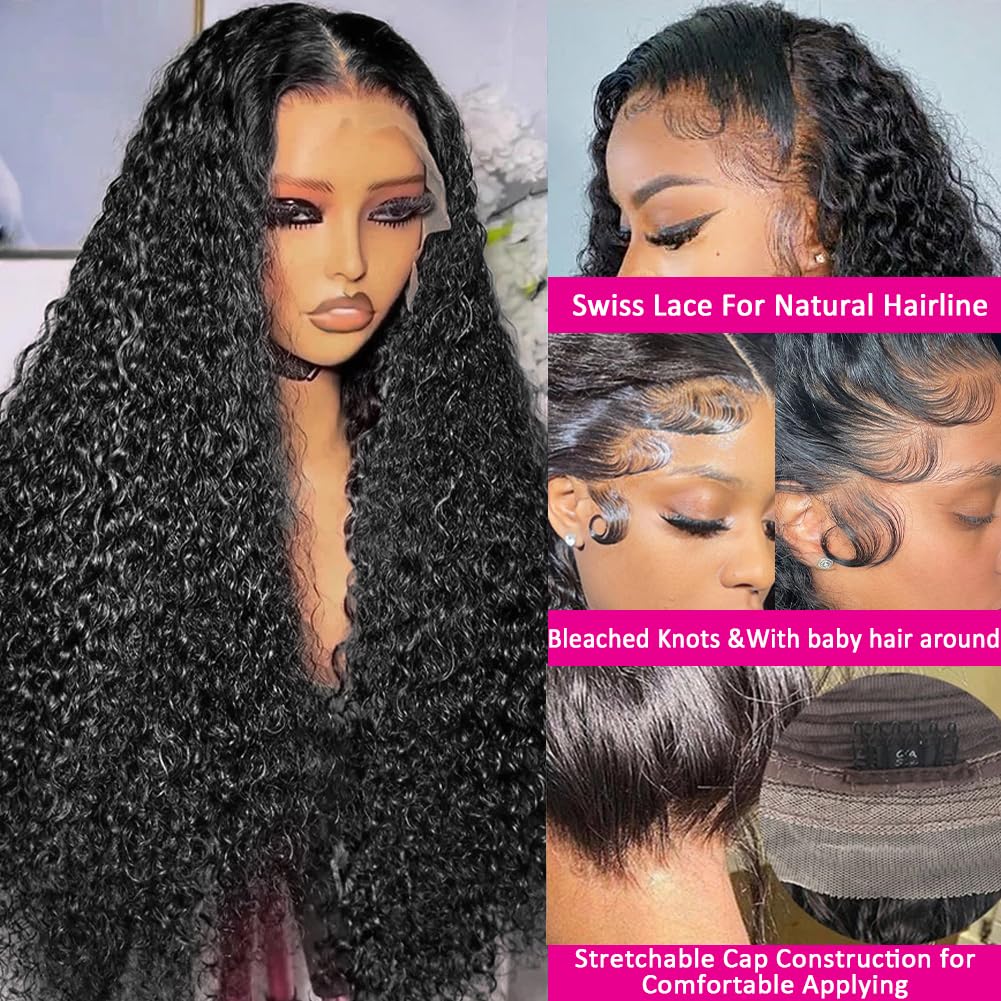 Bling Hair Clearance Deep Wave Lace Front Wig 13x4 13x6 Hd Lace Frontal Human Hair Wigs For Women Real Human Hair
