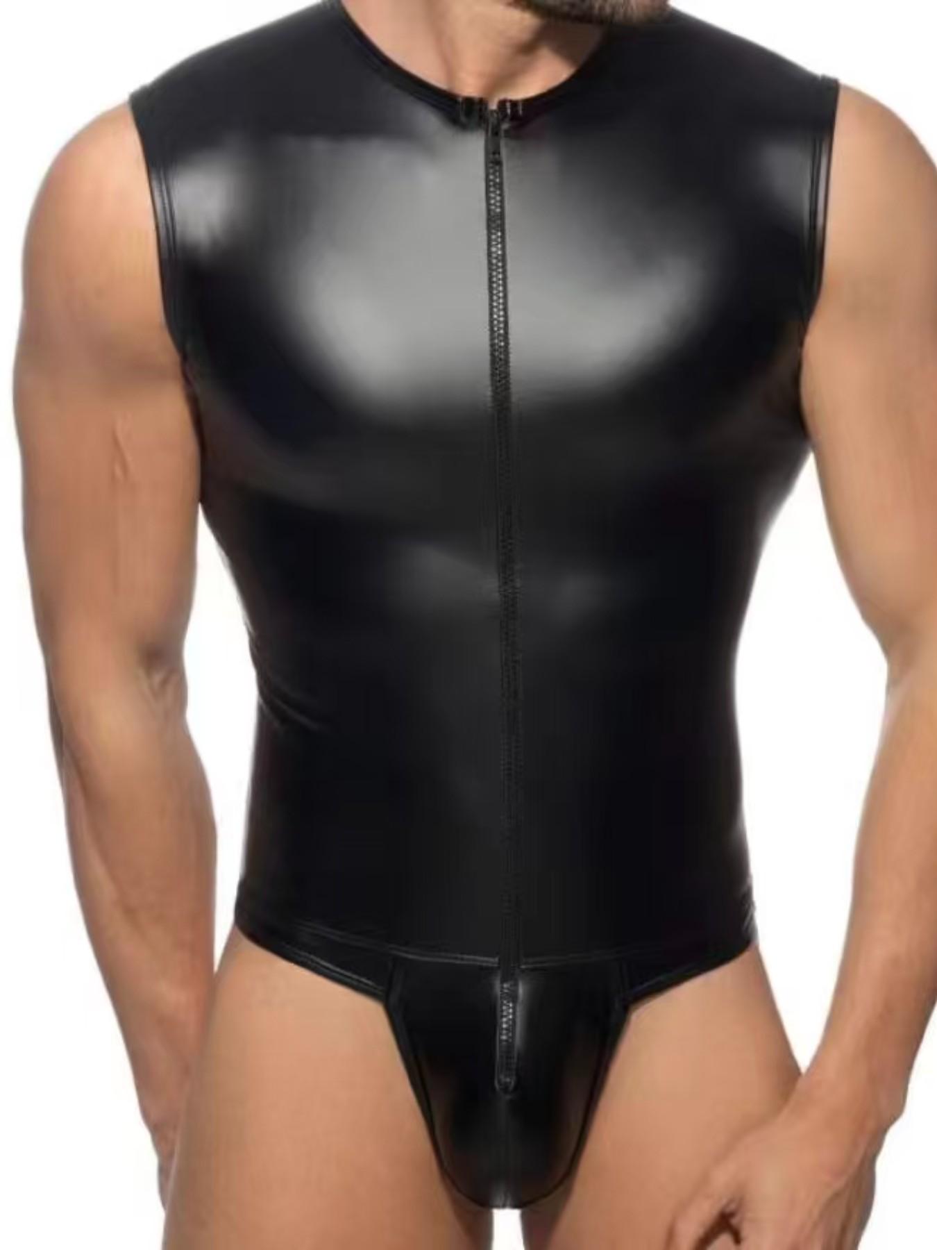 Men's Fitness Jumpsuit, Bold Performance Wear, Ideal for Workouts & Shows, Comfortable & Stylish Design, Perfect for Active Men