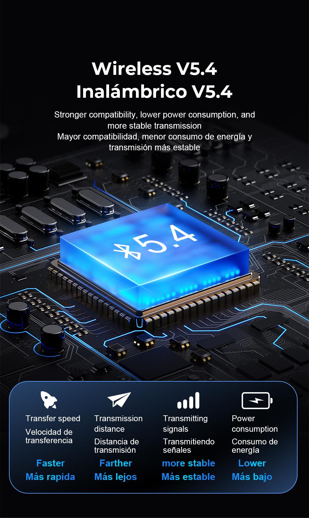 MINISO MS162 Wireless Translation Earbuds with APP Support 134 Languages Real-time Translation HiFi Sound Long Distance Connection Audio Headphone Black