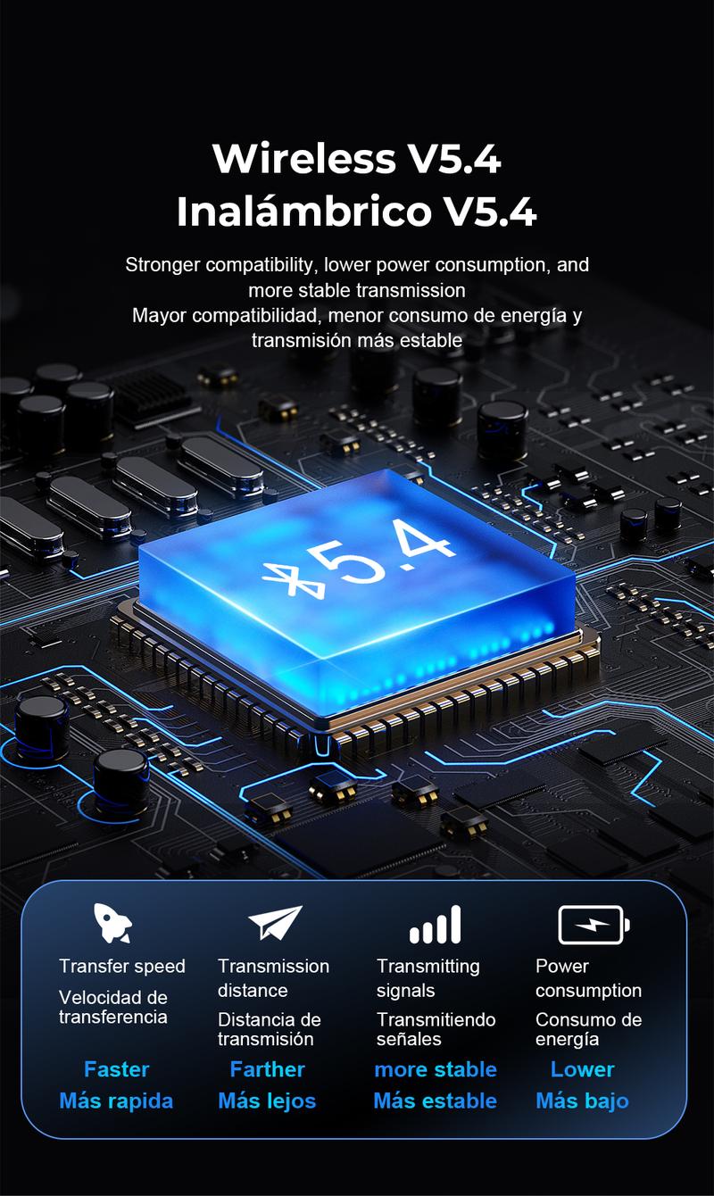 MINISO MS162 Wireless Translation Earbuds with APP Support 134 Languages Real-time Translation HiFi Sound Long Distance Connection Audio Headphone Black