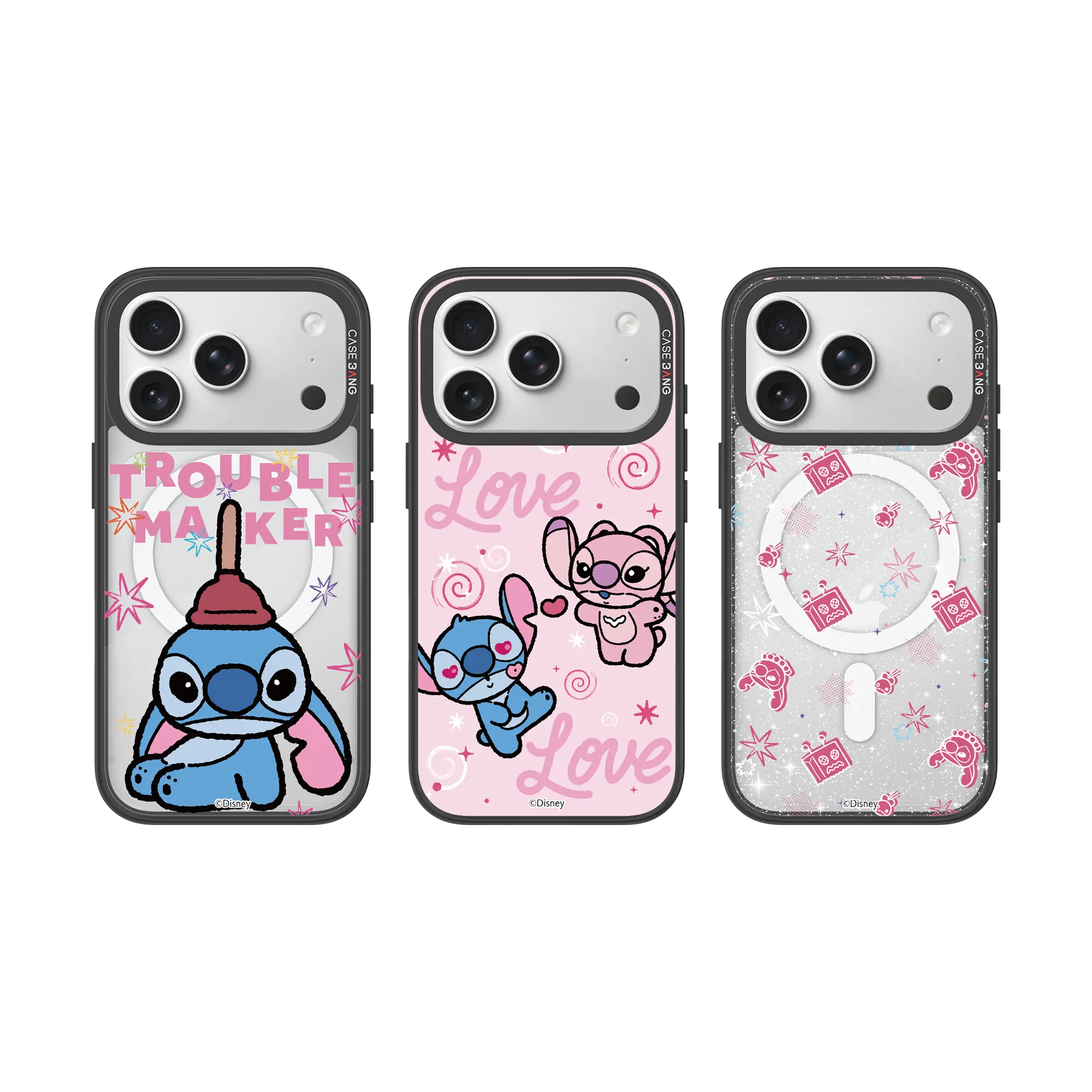 [Snap Only]For iPhone 13-18,CASEBANG Stitch Stardays Series ImagiSnap MagSafe Case, Replaceable Back, Military Drop Protection