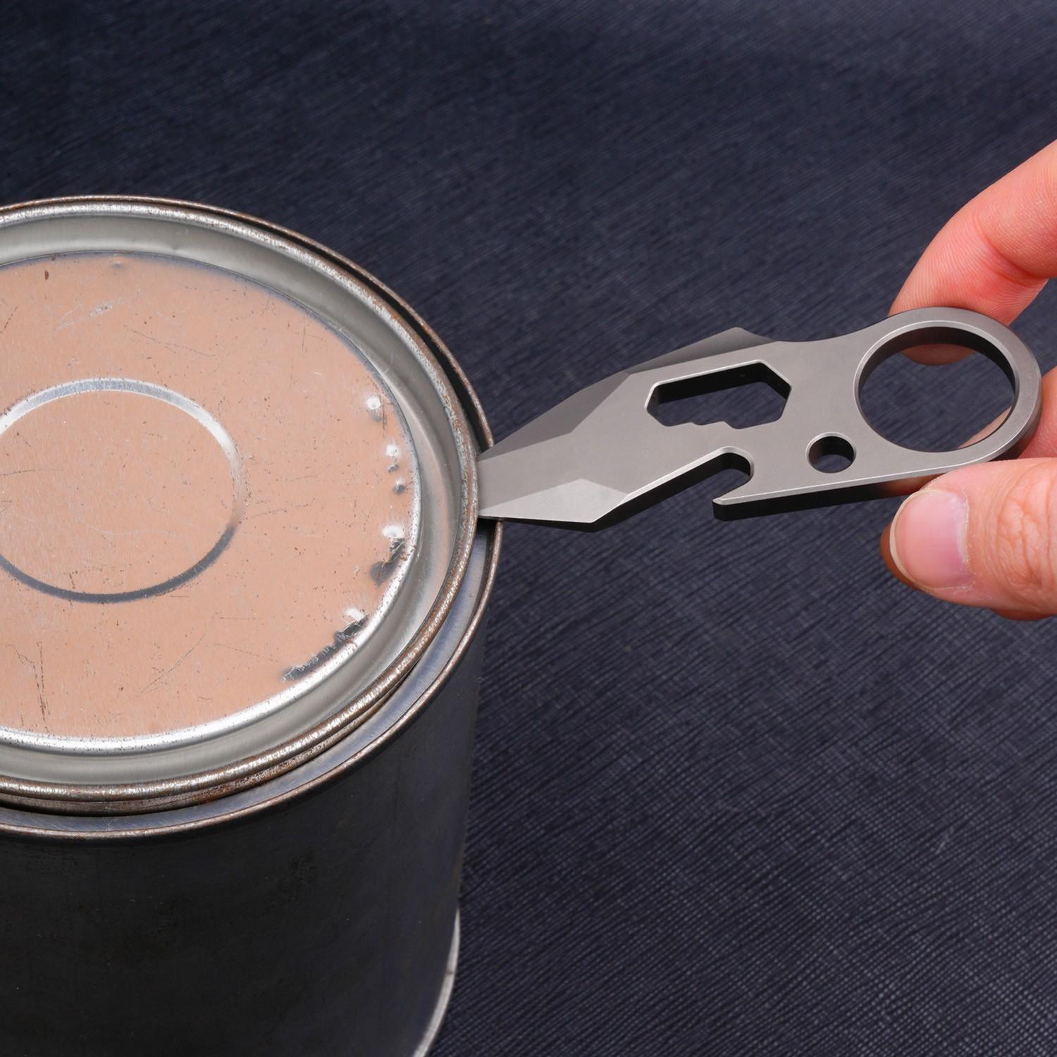 Mini Multi-Functional Pry Bar, Edc Tool, Titanium Alloy Material, Compact and Durable, Ideal for Outdoor Use, Portable Hand Tool