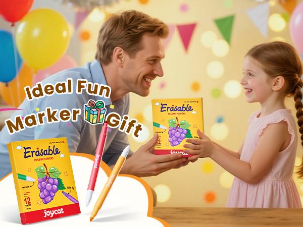 JoyCat 10 Color Changing Highlighter Pens, Dual Tip Magic Markers, Assorted Fluorescent Colors for Art Journaling, Note Taking, School Office Supplies