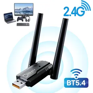 Wi-Fi 6 USB Adapter with Bluetooth 5.4 Dual Mode, AX900 Super Fast 600Mbps 5GHz & 286Mbps 2.4GHz, Plug and Play for Windows 11/10/7, Dual Band Wireless USB 3.0 for PC Laptop Desktop, Wireless Adapter Dongle