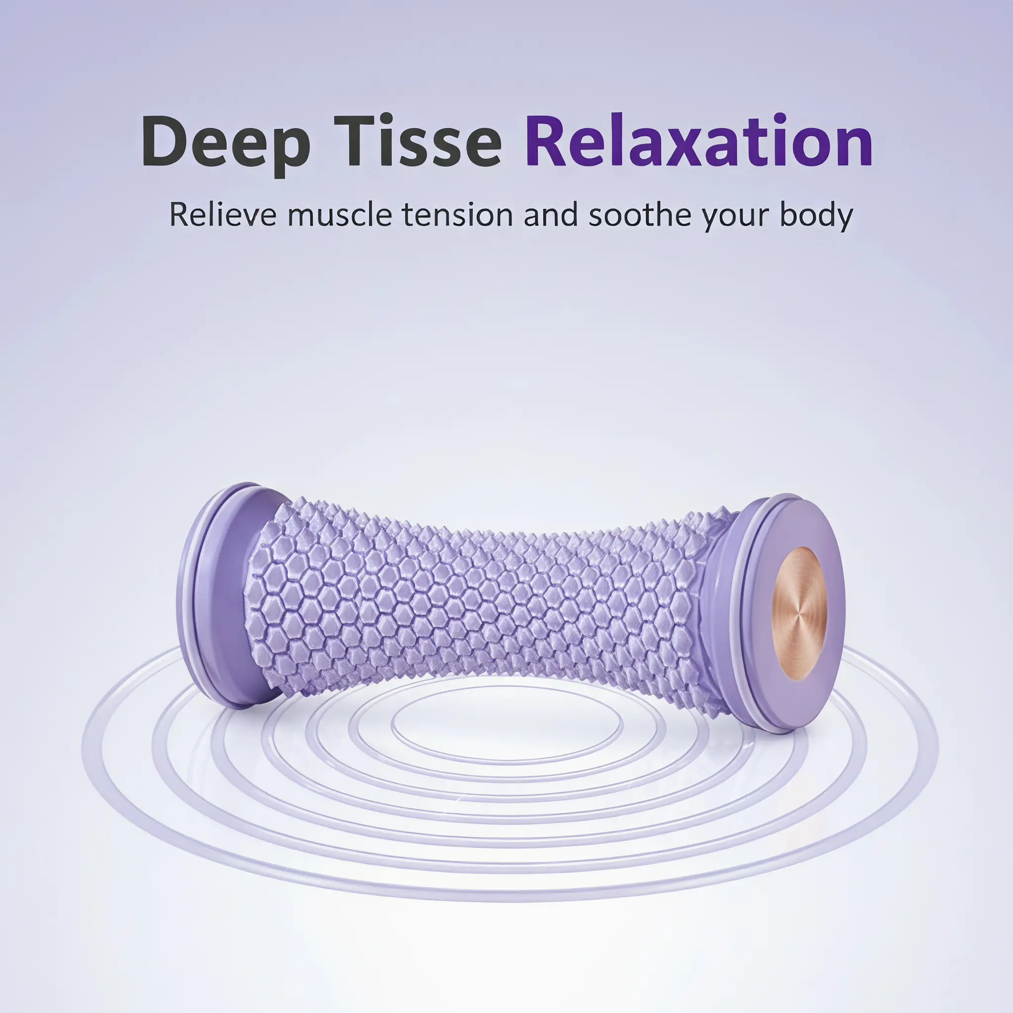 Yoga Plantar Fascia Wheel Foot Massager Muscle Roller Exercise Recovery Fitness Full Body Training Ball Machine