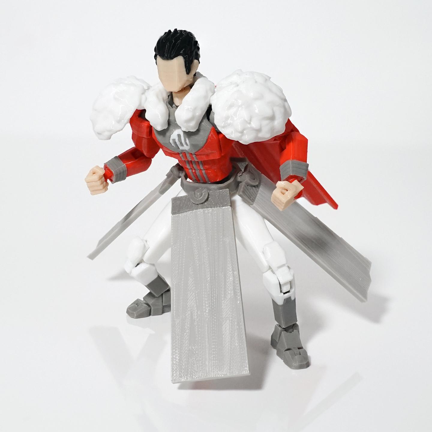 3D Printed Invincible Emperor Mark Toys Action Figures Anime Model Lucky Dummy 13 Superheroes Multi-Jointed Toy Ornaments Gift