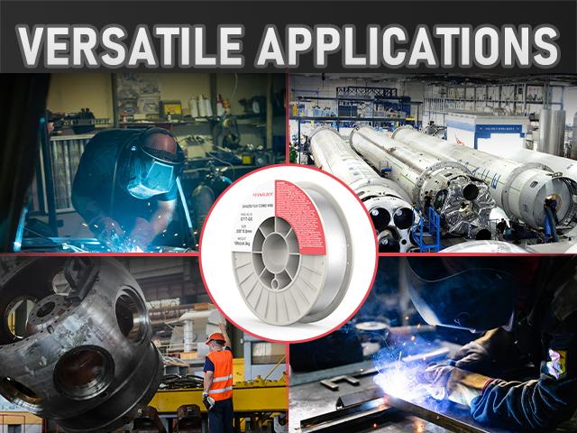 YesWelder E71T-GS Gasless Flux Core Welding Wire | 10LB Spool .030"/.035" Diameter Self-shielded Mild Carbon Steel MIG Wire