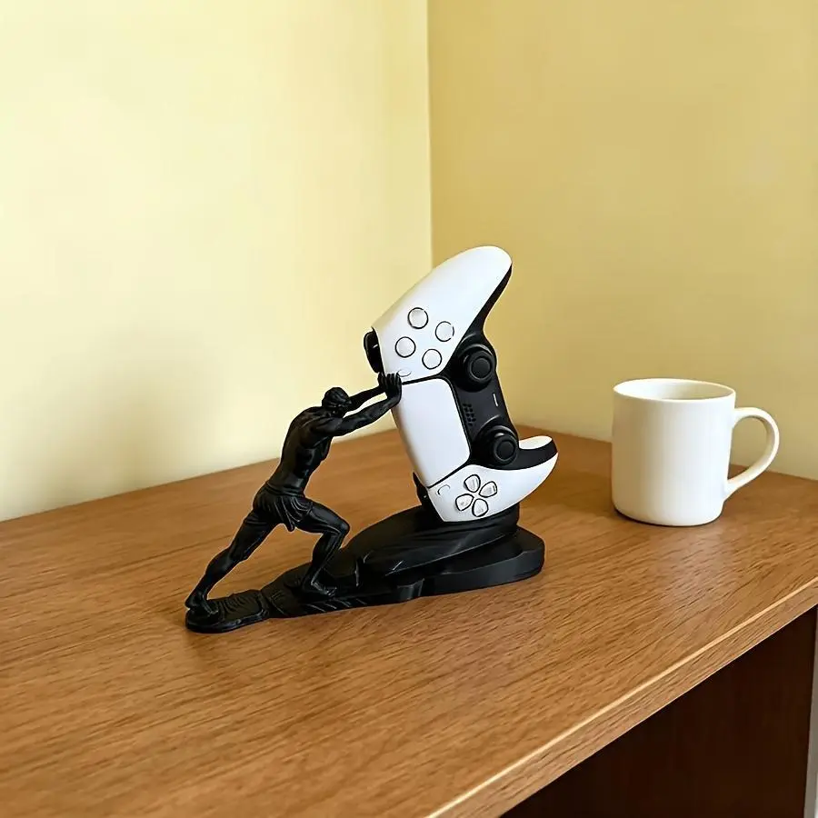Sisyphus Universal Game Controller Stand | Fits PS4/PS5/XBOX/SWITCH PRO Multi-Platform Compatible Display And Storage All-In-One Design | ABS Material, Stable And Non-Slip, Desktop Placement, Essential for Gaming Room Decor
