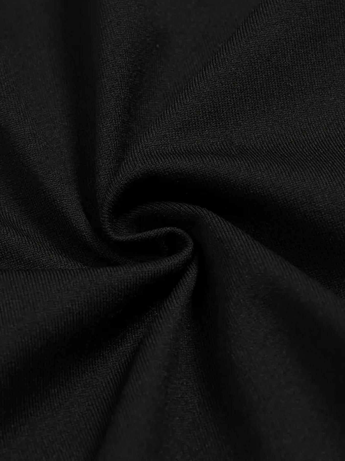 Men's Dark Metal Graphic Printed Shorts for Street Style, Casual Loose Fit Gym Shorts for All Seasons, Letter Print Shorts