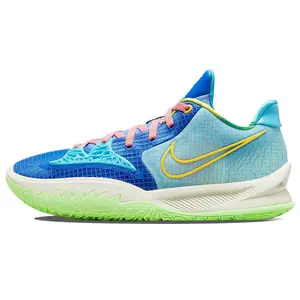 Nike Kyrie Low 4 EP Racing Blue Low-Top Basketball Shoes for Men and Women Verifiable, with credentials and supporting global authentication