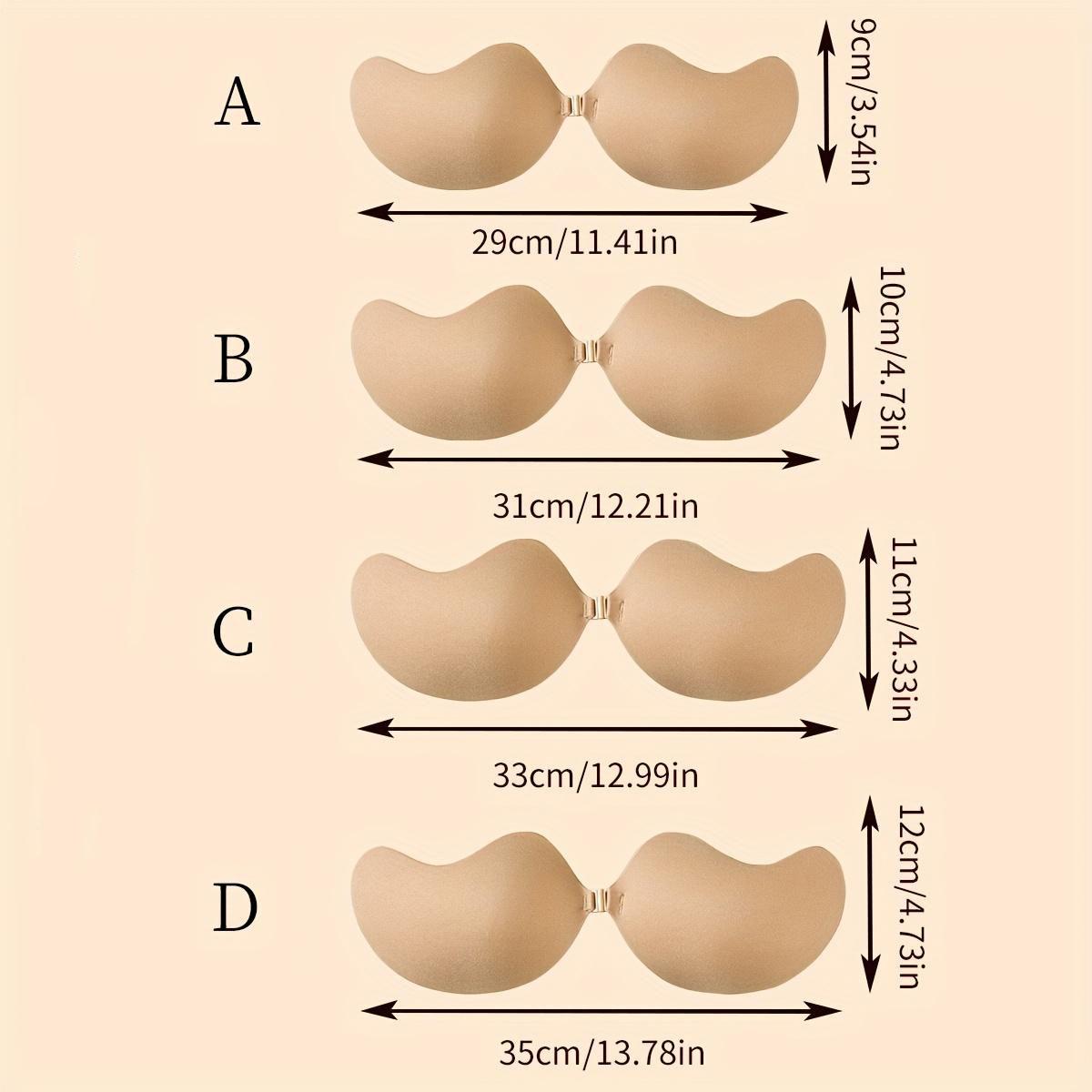 Large size seamless invisible bra, sexy strapless silicone adhesive bra, enhance and plump small breasts, dress/wedding strapless bra