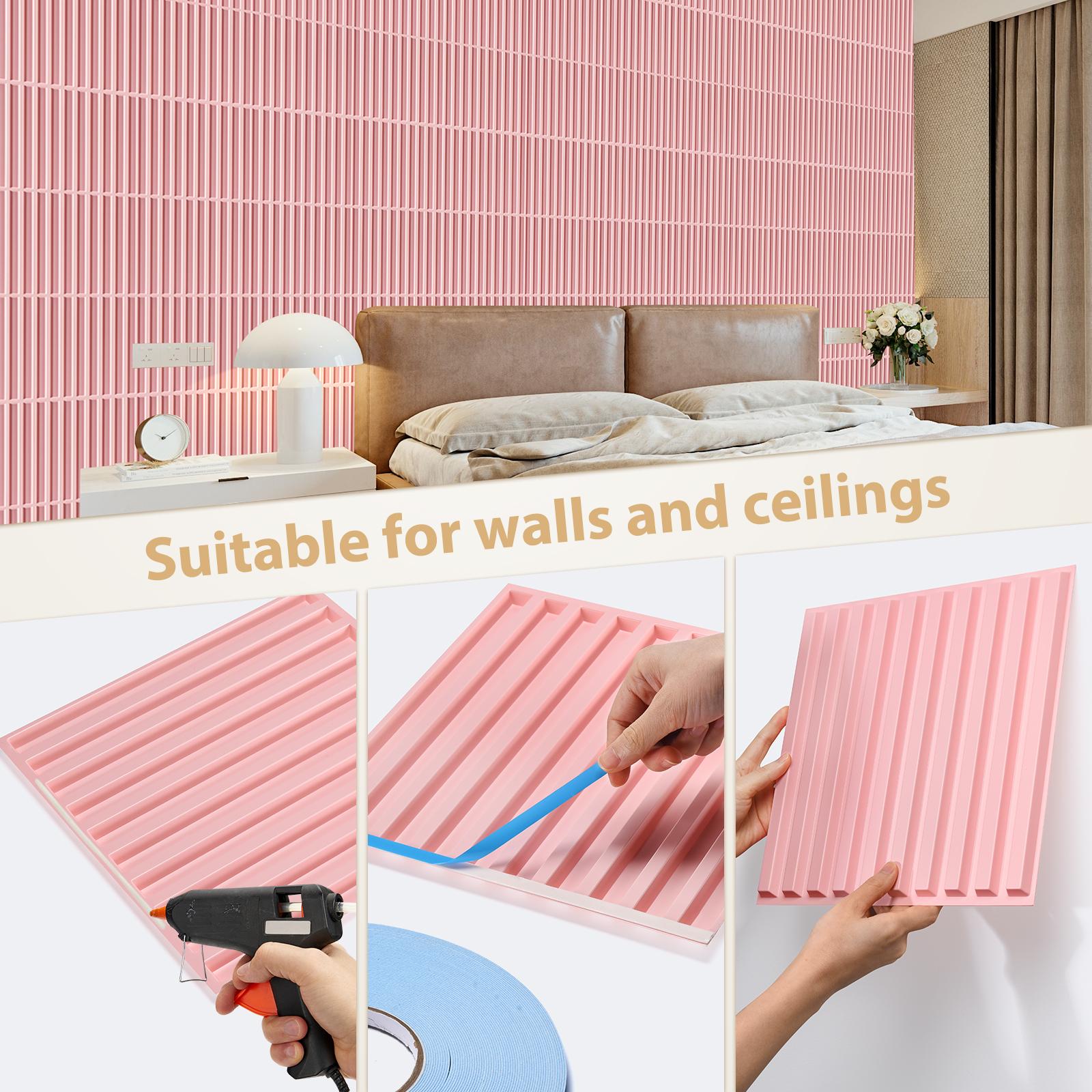 FLOLEOPA PVC Plastic 3D Wall Panels, Waterproof and Fire-Resistant, 11.8x11.8 inches, Approx. 1mm Thickness. Ideal for Living Rooms, Bedrooms, Hotels, Offices, Game Rooms, and TV Feature Walls. Modern Home Decor Vinyl. Includes Installation Accessories. FLOLEOPA PVC Plastic 3D Wall Panels, Waterproof and Fire-Resistant, 11.8x11.8 inches, Approx. 1mm Thickness. Ideal for Living Rooms, Bedrooms, Hotels, Offices, Game Rooms, and TV Feature Walls. Modern Home Decor Vinyl. Includes Installation Accessories.
