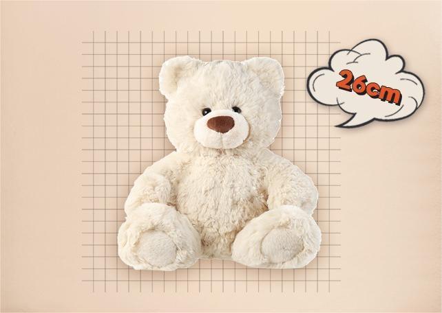 【Celebrity Picks】Gifford Bear Series: Adorable Sitting Pose Plush, Festive gift, Birthday gift,cozyvibes| Shopping Bag  , Holiday & Holiday Haul Soft Material Display Decorative Safe Playful