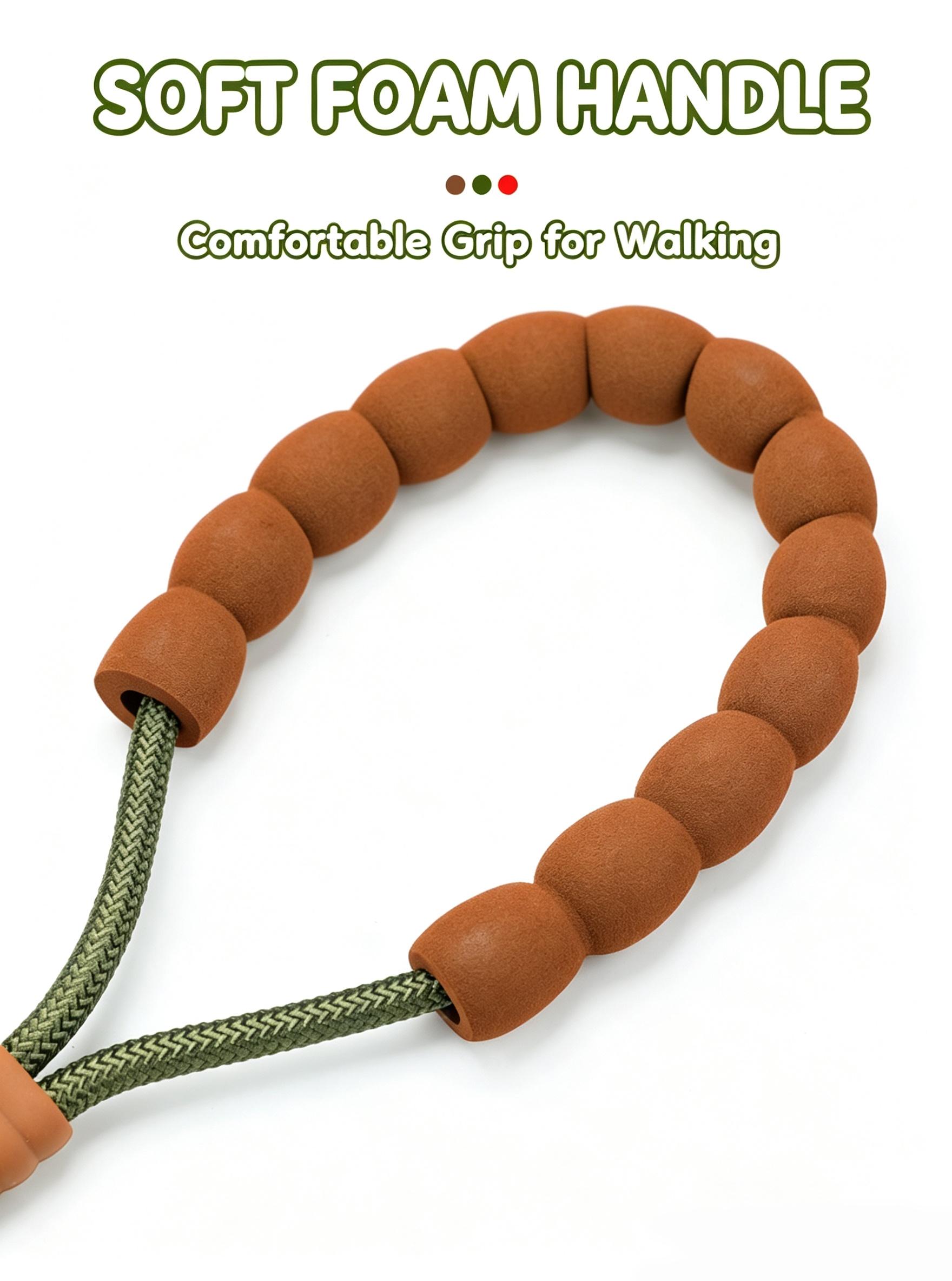 Dog Slip Lead All In One Training Leash Soft Foam Handle Heavy Duty Polyester Climbing Rope Walking Leash for Small Medium Large Dogs