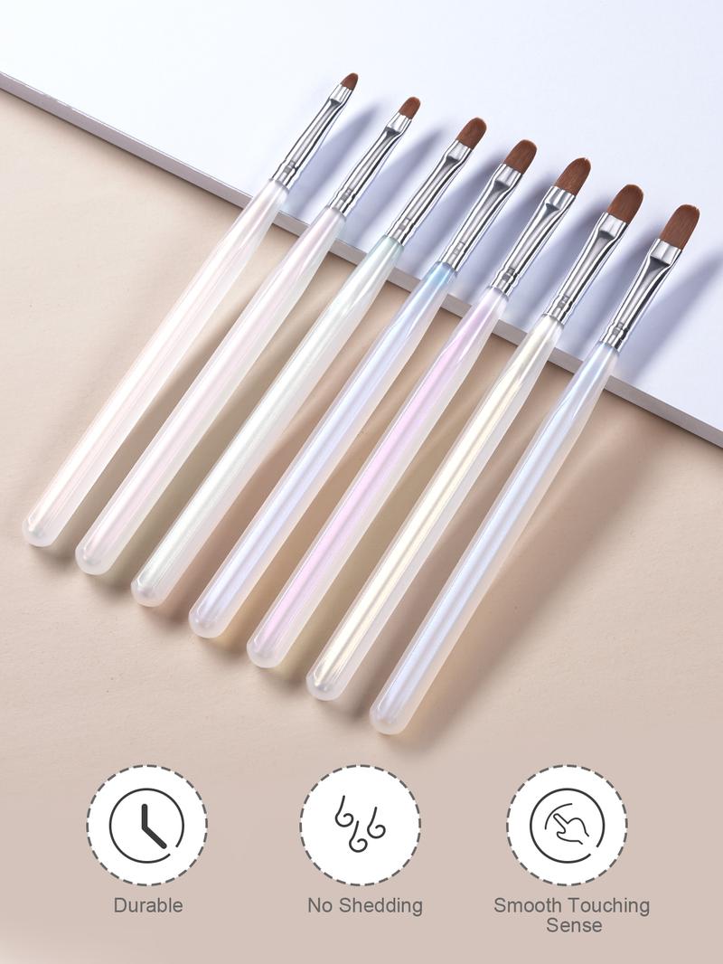 AILLSA Nail Art Brushes Set with 3/6/7pcs Brushes for Polish, Builder, Liner, Carved, and Dotting for Beginners & Professionals Manicure Cutics Cosmetic AILLSA Nail Art Brushes Set with 3/6/7pcs Brushes for Polish, Builder, Liner, Carved, and Dotting for Beginners & Professionals Manicure Cutics Cosmetic