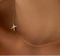 AMICON Airplane Necklace | 14-inch Collar Chain & 16-inch fashionable Chain  & 2inchAdjustment Chain | Meaningfulgifts for Travelers & Dreamers Faux Pearl Jewelry tiktokshopspringglowup