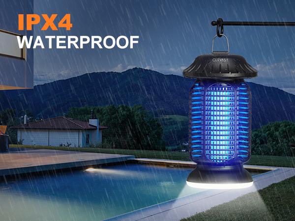 CLEVAST Bug Zapper, UV-Powered Mosquito Zapper – Waterproof & Versatile for Indoor/Outdoor Use