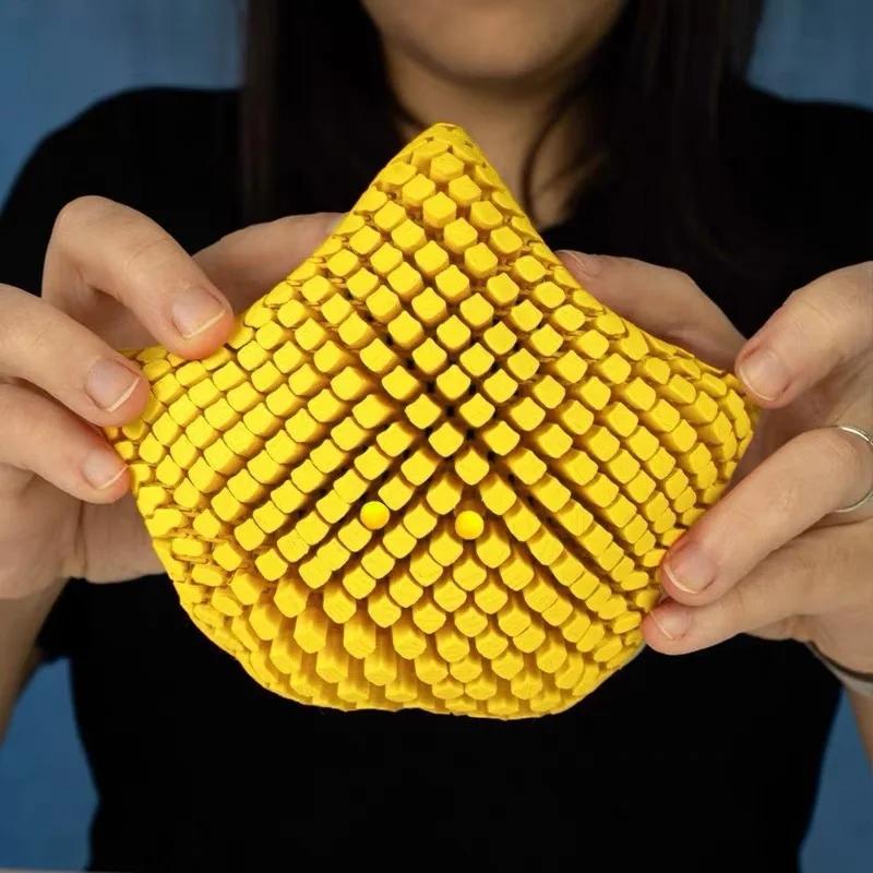 3D Printed Articulated Starfish Stress Relief Toy Flexible Fidget Toy Movable Joints Decompression Toy Marine Animal Desk Decor