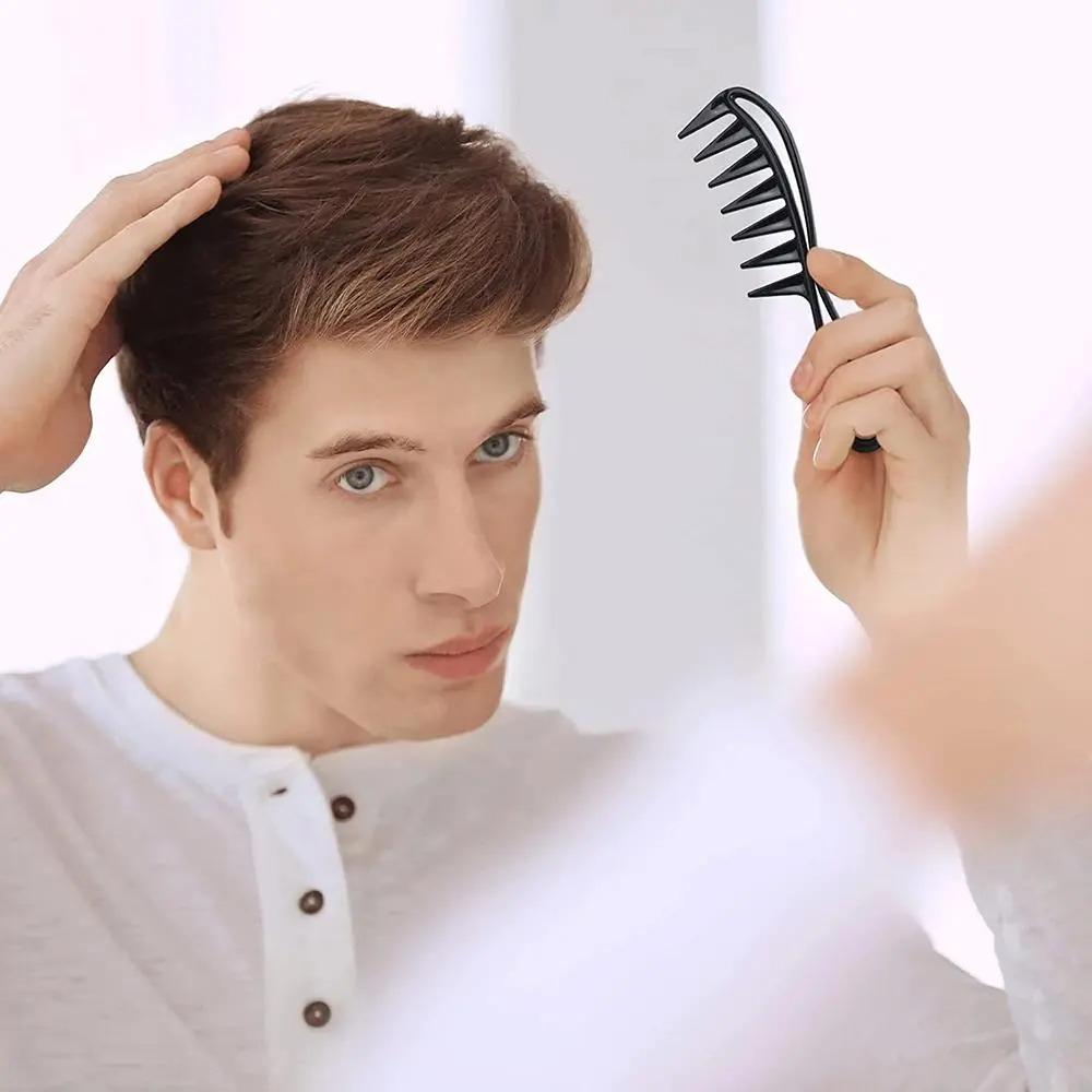 Wide Tooth Hair Comb, Hair Styling Comb for Women, Girls, Men, Stylists, Barber, Wet & Dry Hair Comb, Scalp Massage Comb, Hairdressing Combs, Curl Hair Comb, Curly Hair Detangling & Styling Tool, Hair Styling Tools, Valentine's Day Gift