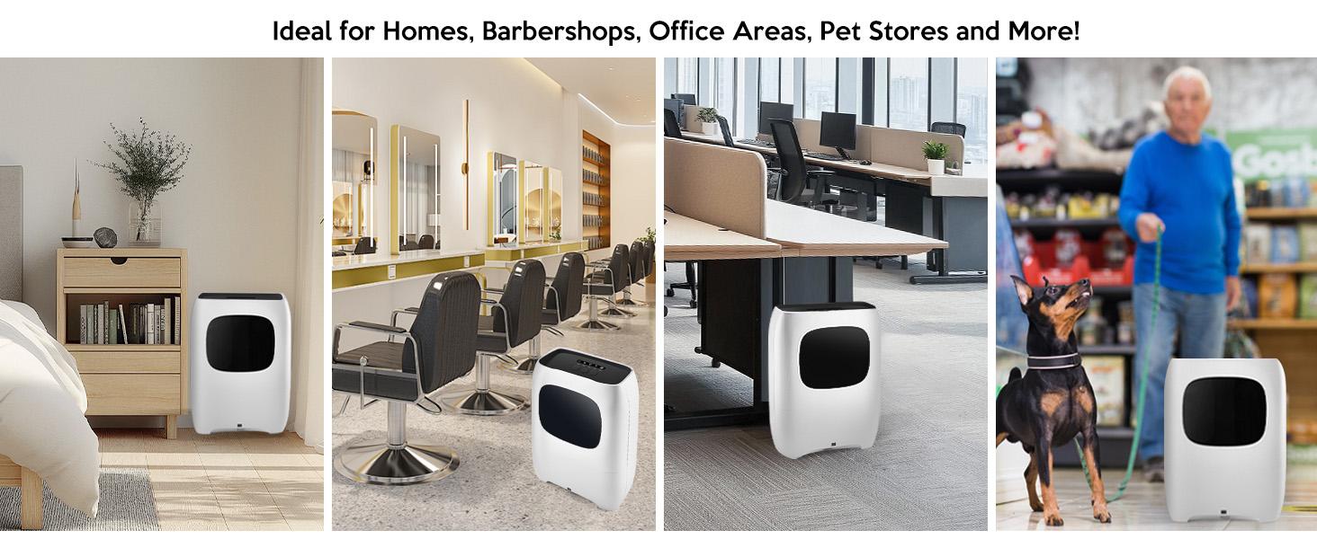 Pro Touchless Vacuum Automatic Dustpan - Ultra Fast & Powerful, Vaccum Cleanning, Great for Sweeping Salon Pet Hair Food Dirt Kitchen, Canister Vacuum Cleaner Trash Can, 7L