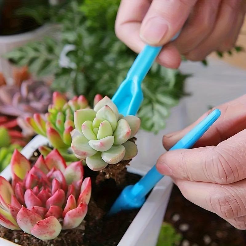 4pcs/set Plastic garden plant cultivation tool, succulent soil shovel, mini succulent planting tool, Portable