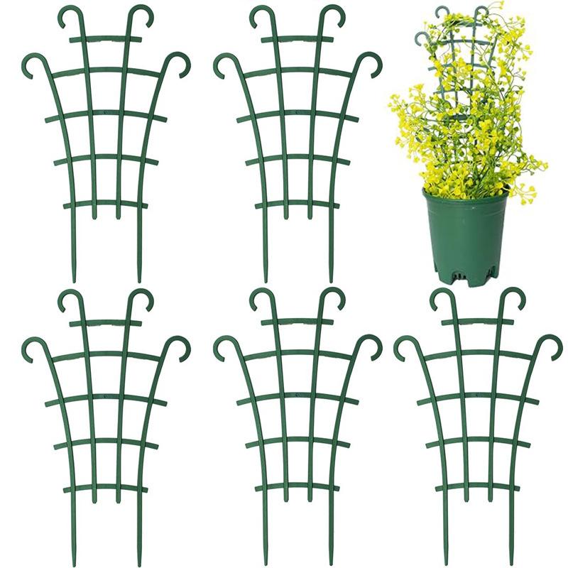 Adjustable Plant Climbing Frame - Stackable, Suitable for Indoor/Outdoor Use, Durable Plastic, Plant Support Structure, Space Saving, Suitable for Potted Plants and Artificial Flowers,Plant support bracket
