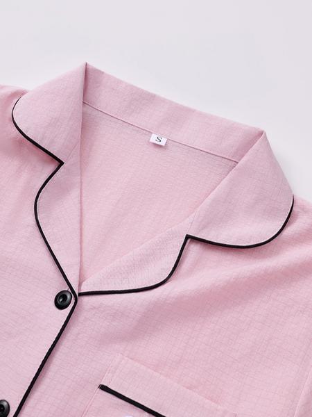 Women's Heart Embroidered Cardigan Set, Long Sleeve Elastic Waist Pants, Casual Comfortable Sleepwear, Loungewear, Spring & Fall Home Wear