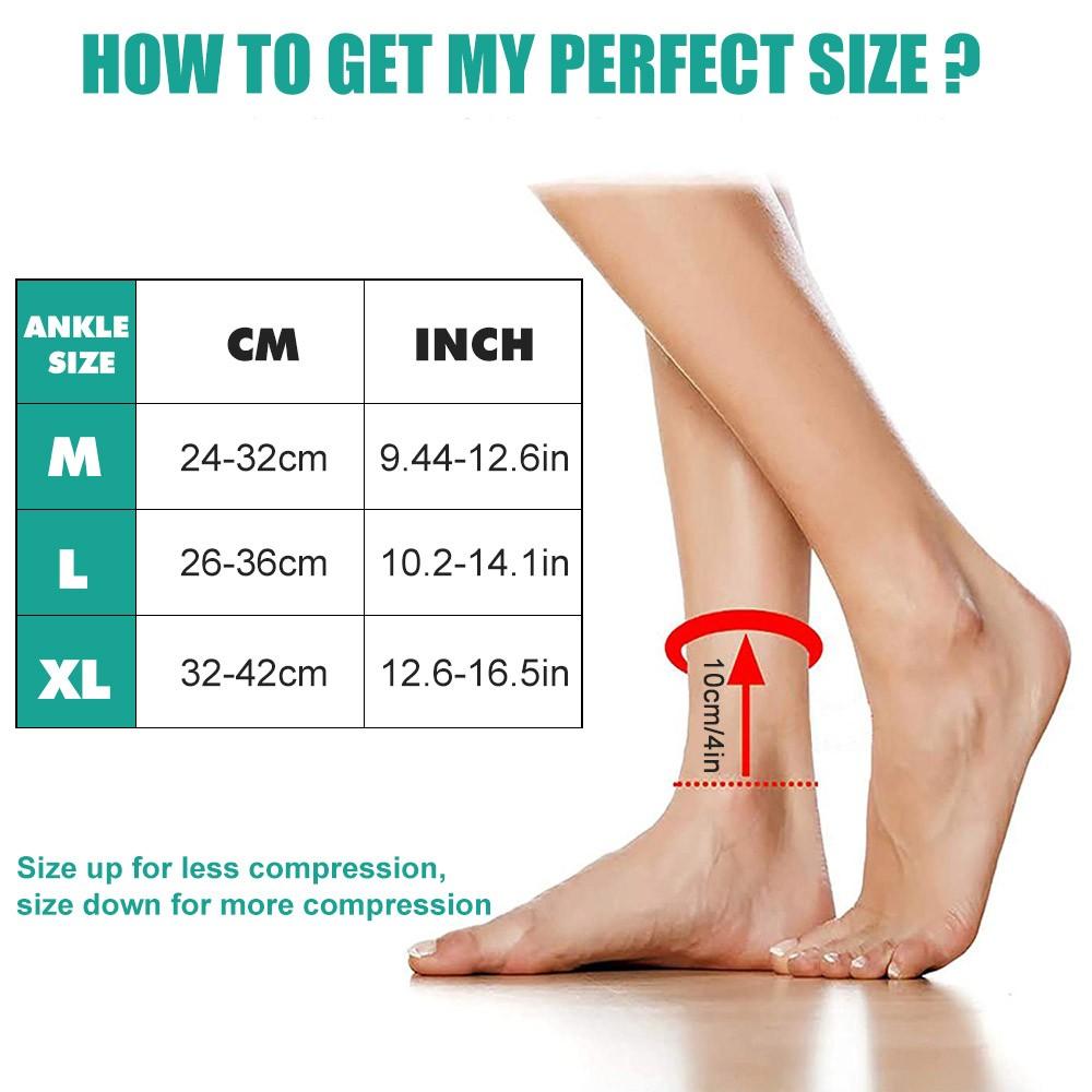 Ankle Support Compression Socks, Ideal for Swelling and Pain Relief, Breathable Fabric for Comfort and Performance, Ankle Compression Cuff