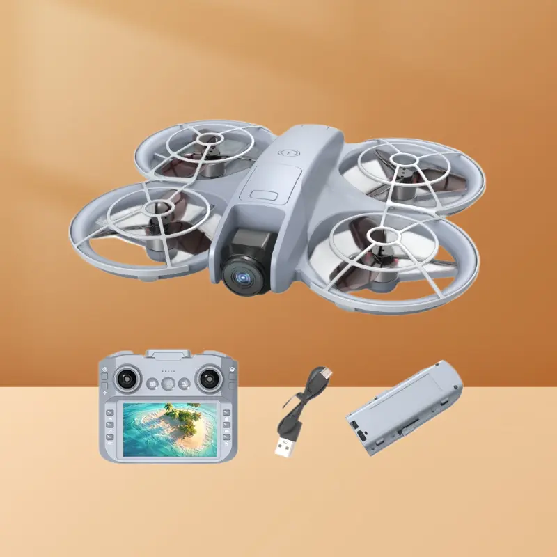 Obstacle Avoidance Racing Drone Dual Camera with Screen Aerial Mini Flying Toy