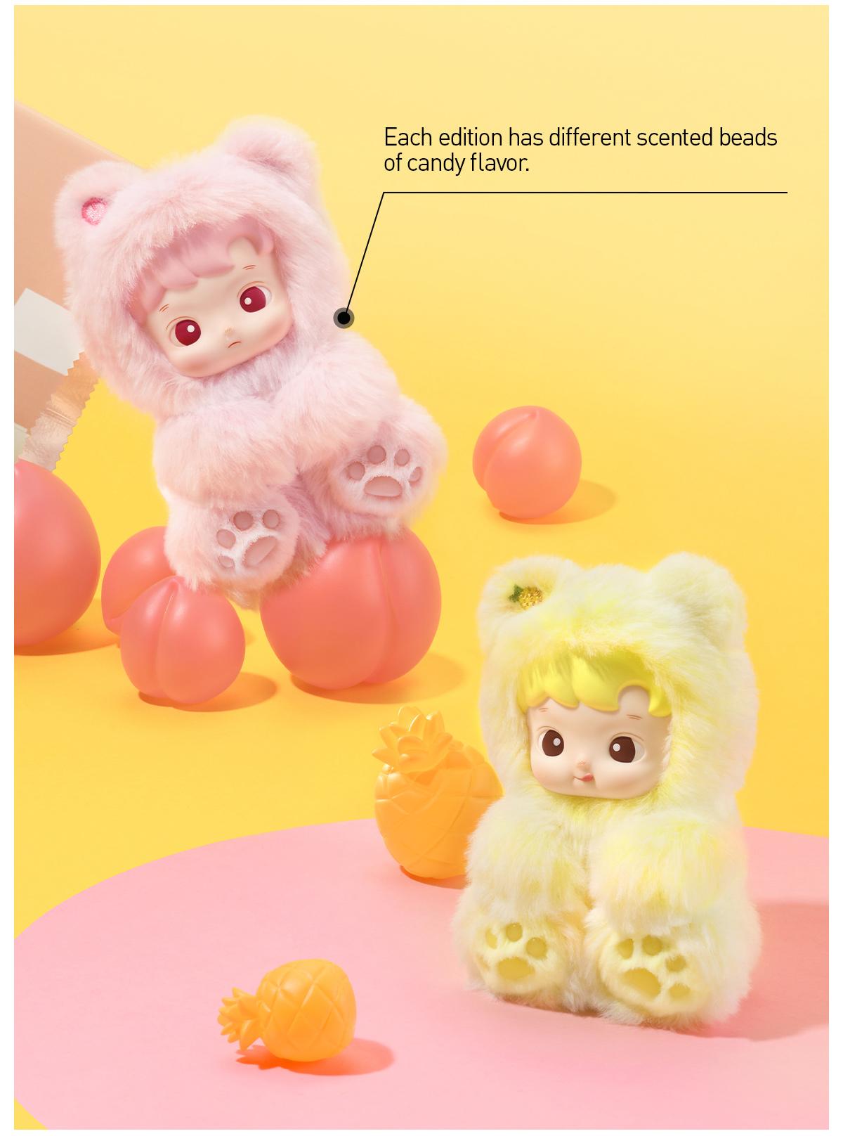 POP MART HACIPUPU Gummy Bear Series-Vinyl Plush Pendant Blind Box POP MART HACIPUPU Gummy Bear Series-Vinyl Plush Pendant Blind Box