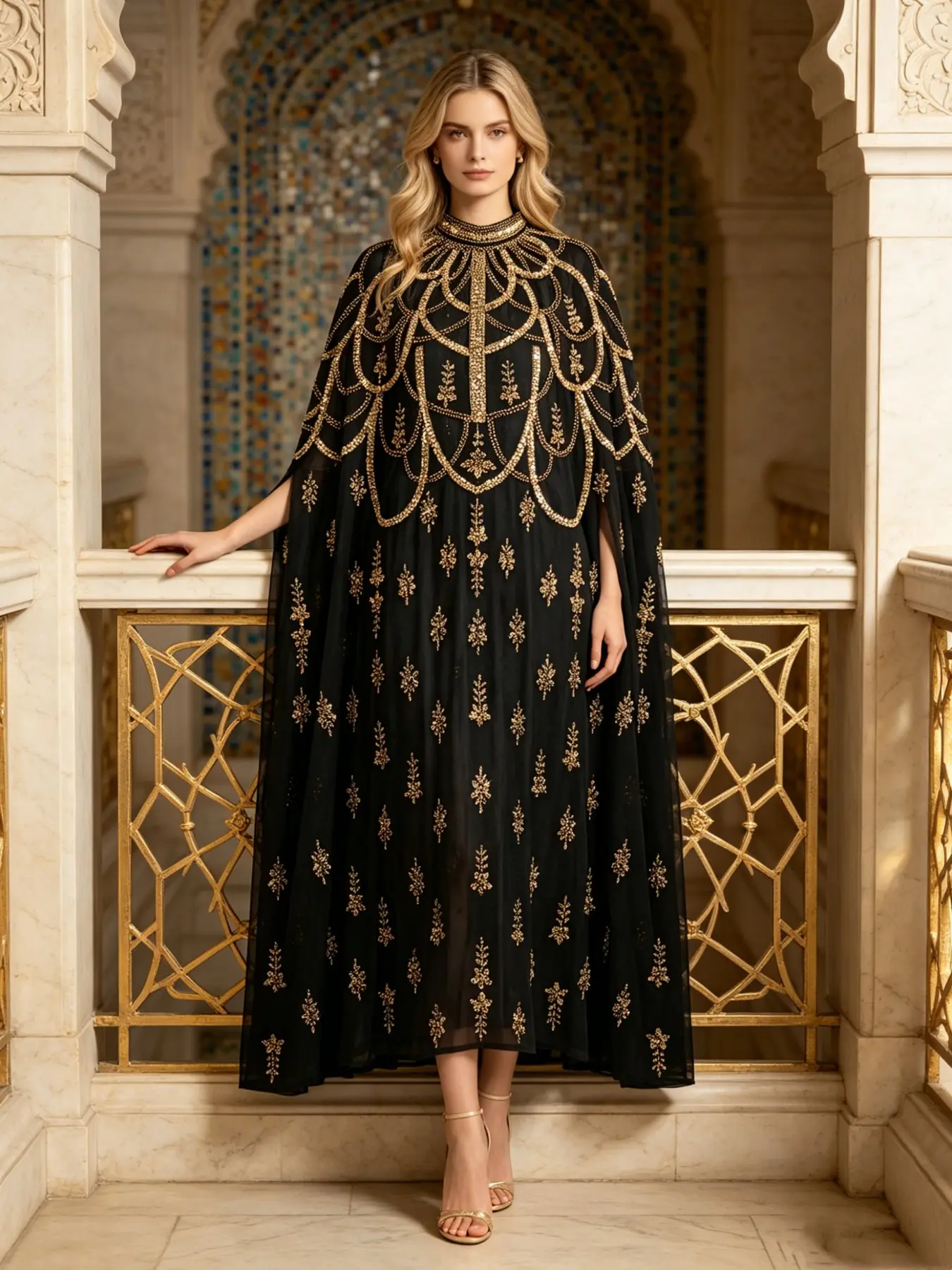 Black and gold