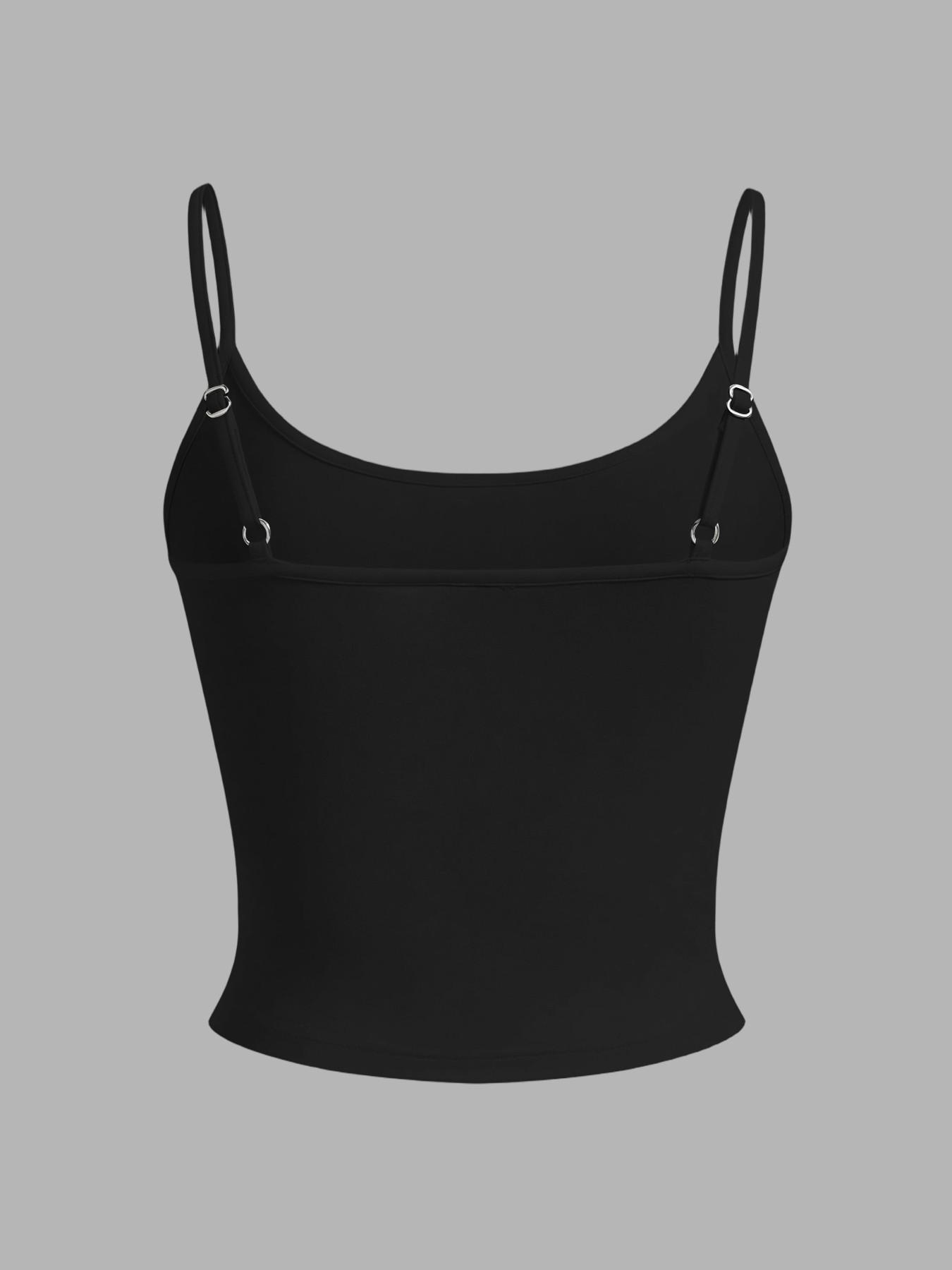 Women's Slim-Fit Short Casual Vest Four-Piece Set, Perfect for Back-To-School in Summer, Stylish and Comfortable