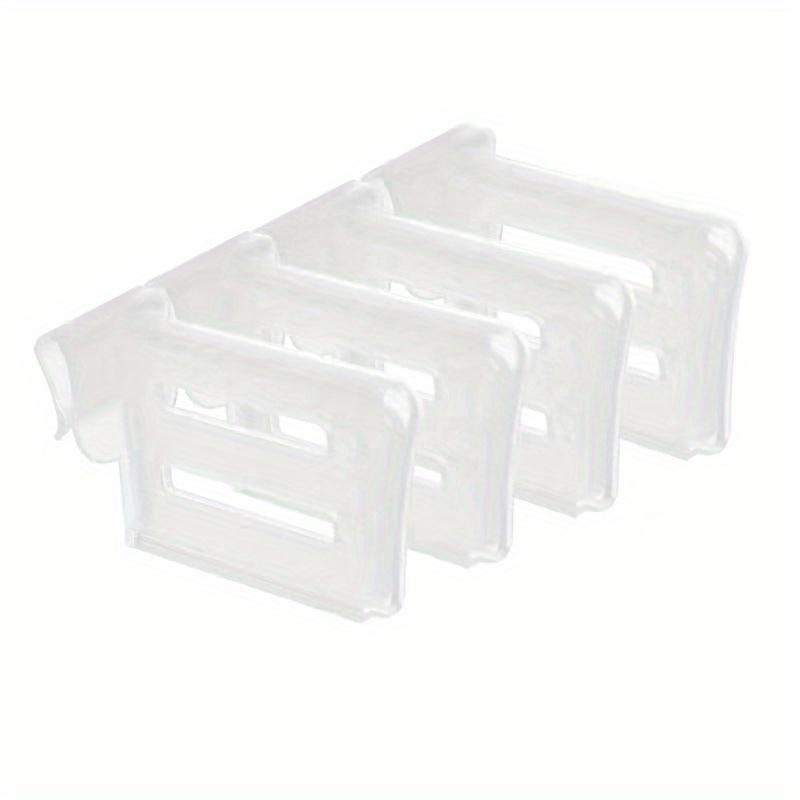 8pcs Divided Clips, Adjustable Retractable Partition Clips, Household Adjustable Retractable Divider, for Kitchen Refrigerator Side Door Sorting and Finishing, Kitchen Organizers and Storage, Kitchen Accessories