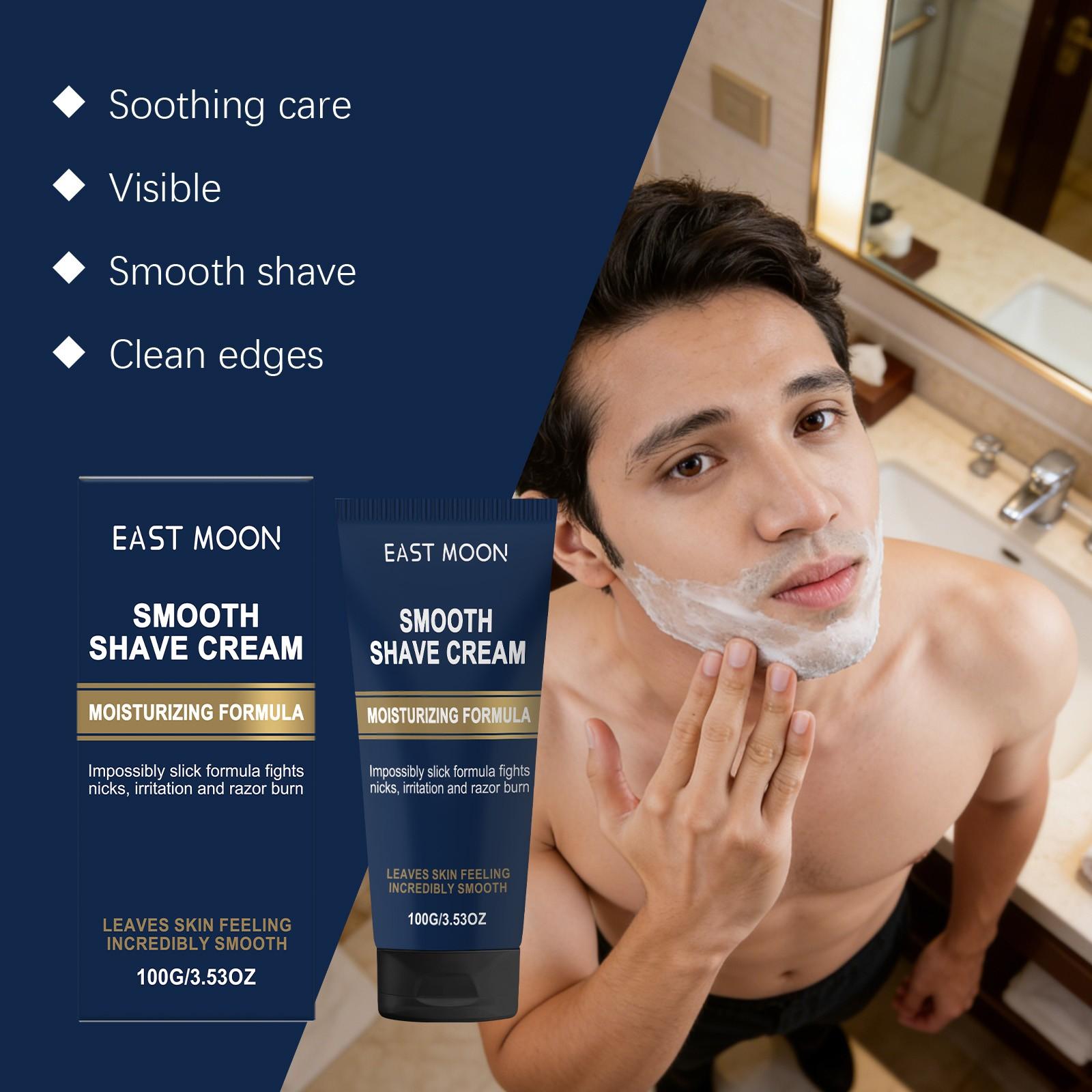 Men's Smooth Shaving Balm, Daily Use, Refreshing Non-Greasy Texture, Lightweight Care Balm, Ideal for Everyday Shaving Routine